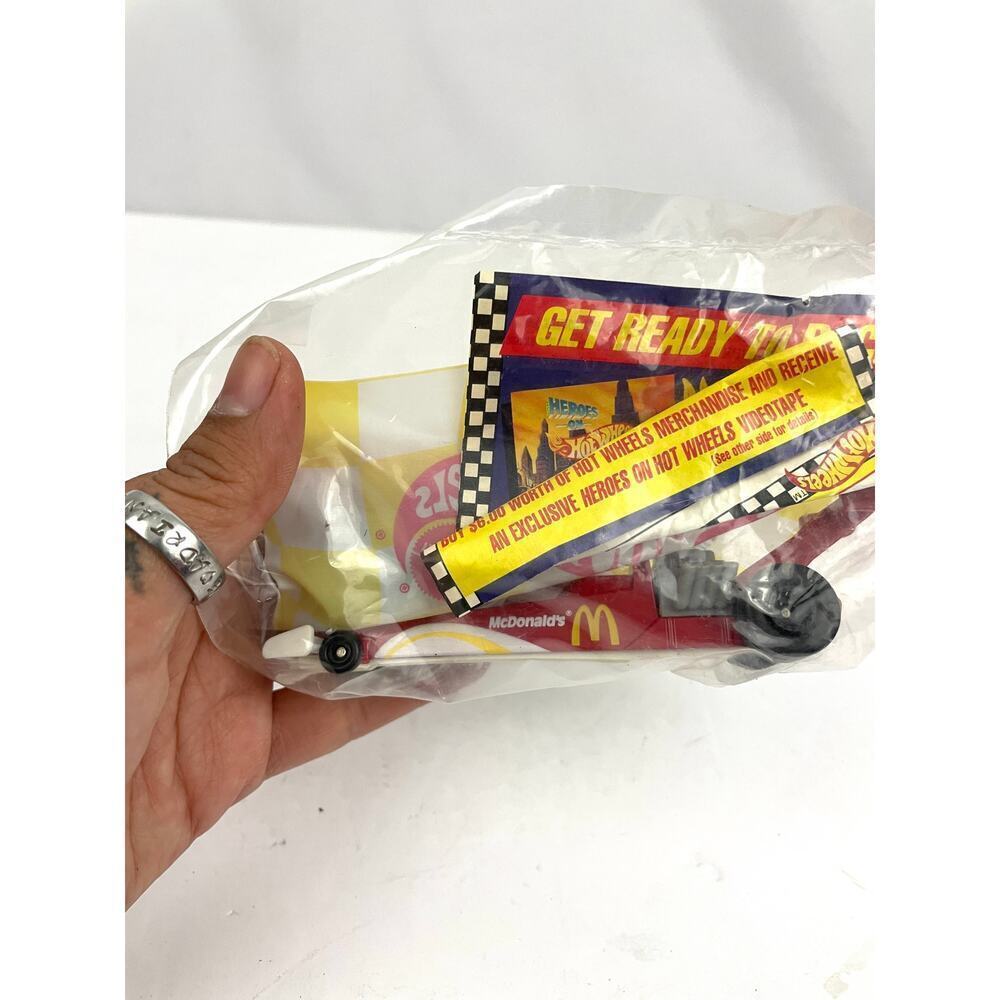 Lot of 2 McDonalds Hot Wheels Dragster Happy Meal Toy 92 Thunderbird #27 NASCAR - Picture 4 of 9